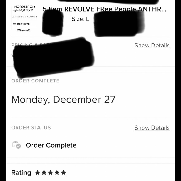 5 Item REVOLVE FRee People ANTHRO NORDSTROM Mystery Box - Picture 3 of 3